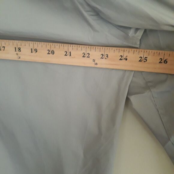 MERONA Button Up Slim Fit Shirt Men Gray XXL Gray Long Sleeve NWT - Picture 5 of 12